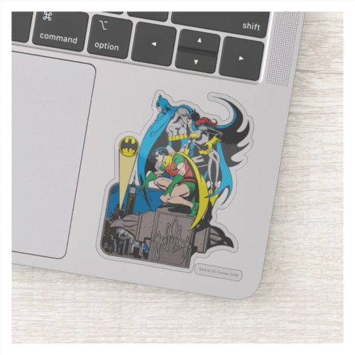 BatmanBatgirlRobin Sticker