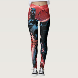 Wonder Woman-style Halftone Comic Book Leggings