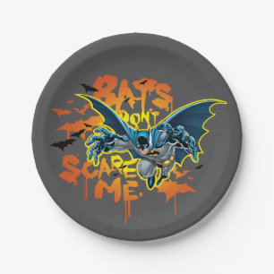 Batman Bats Don't Scare Me Paper Plates