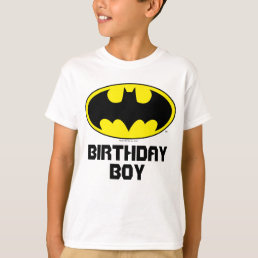 Batman | Birthday Boy - Name &amp; Age T-Shirt