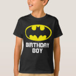 Batman | Birthday Boy - Name &amp; Age T-shirt at Zazzle