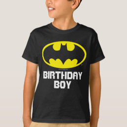 Batman | Birthday Boy - Name &amp; Age T-Shirt