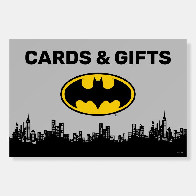 Batman | Birthday Cards & Gifts Sign (Front)