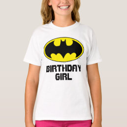 Batman | Birthday Girl - Name &amp; Age T-Shirt