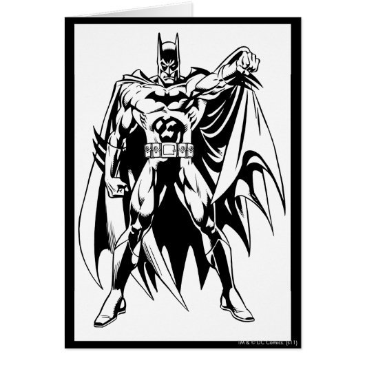 Batman Black and White Front Cards (Front)