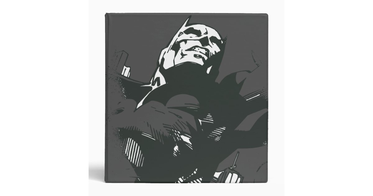 Batman Black & White Graffiti Stencil Binder | Zazzle