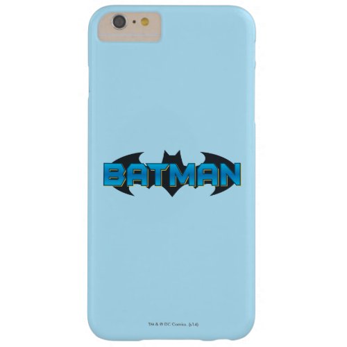 Batman  Blue Name Logo Barely There iPhone 6 Plus Case