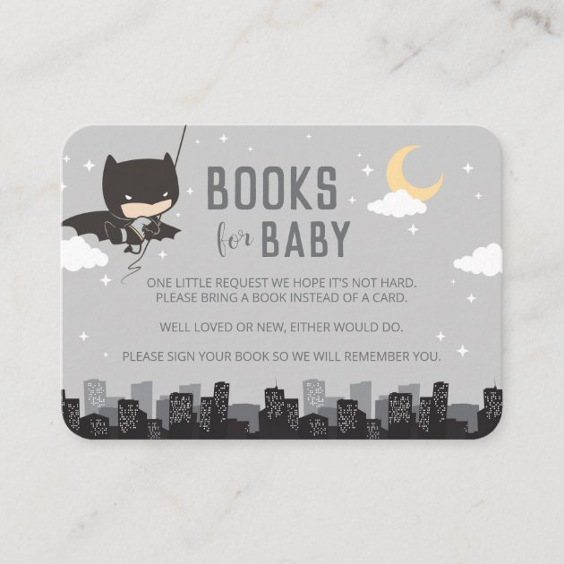 Batman baby best sale shower invitations