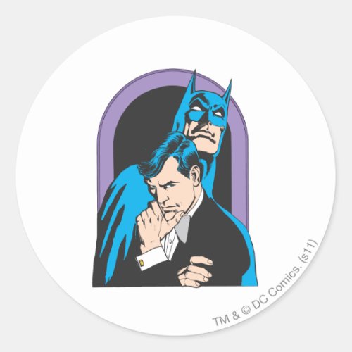 BatmanBruce Classic Round Sticker