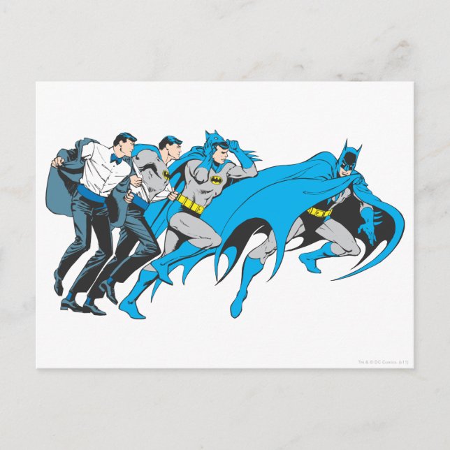 Batman/Bruce Transformation Postcard (Front)