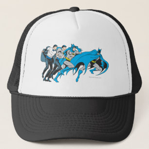 Batman/Bruce Transformation Trucker Hat