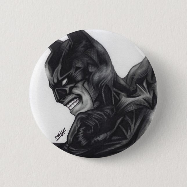 Batman ~ Bruce Wayne Button (Front)