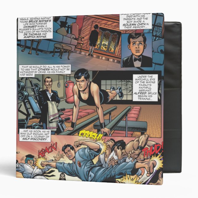 Batman - Bruce Wayne Origins 1 3 Ring Binder (Front/Inside)