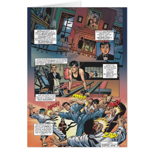 Batman - Bruce Wayne Origins 1 Cards (Front)