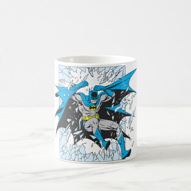 Batman Bursts Through Glass Coffee Mug (Center)