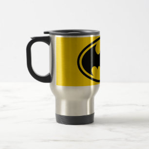 Batman Button Travel Mug