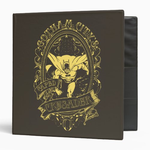 Batman _ Caped Crusader Poster 3 Ring Binder