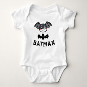 Batman Cartoon Character Graphic Design  Baby Bodysuit