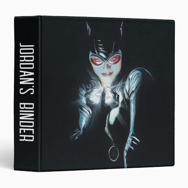 Batman Catwoman Faces of Evil Cover Illustration 3 Ring Binder (Front/Spine)