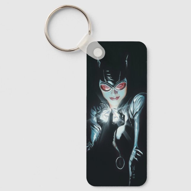 Batman Catwoman Faces of Evil Cover Illustration Keychain (Front)
