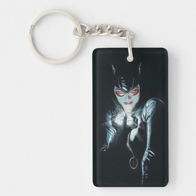 Batman Catwoman Faces of Evil Cover Illustration Keychain (Front)