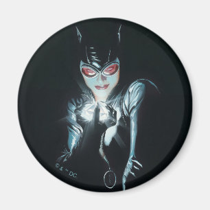 Batman Catwoman Faces of Evil Cover Illustration Magnet