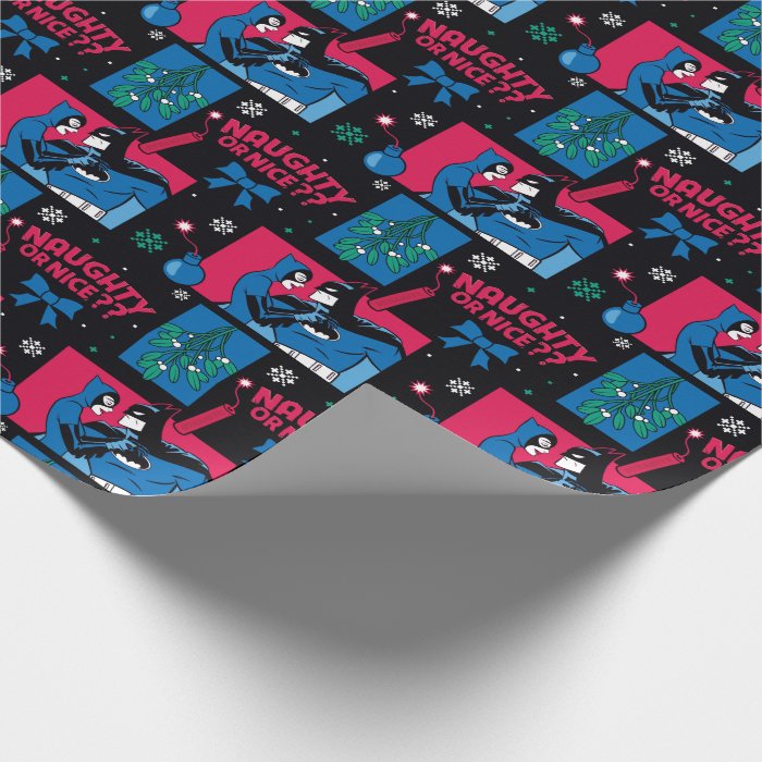Batman | Catwoman Naughty Or Nice Pattern Wrapping Paper