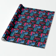 Batman   Catwoman Naughty Or Nice Pattern Wrapping Paper