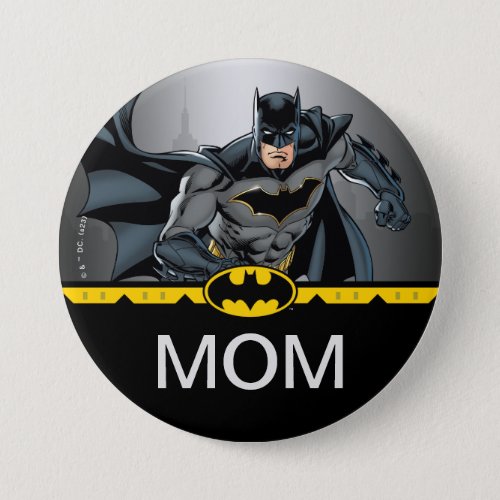 Batman  Chalkboard Birthday Childs Mom Button