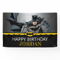 Batman | Chalkboard Happy Birthday Banner