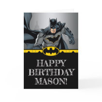 Batman | Chalkboard Happy Birthday Card