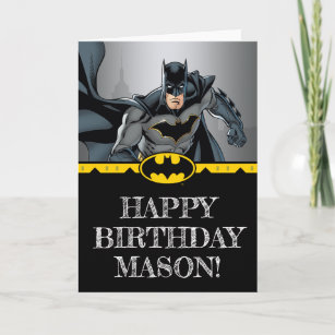 Batman   Chalkboard Happy Birthday Card