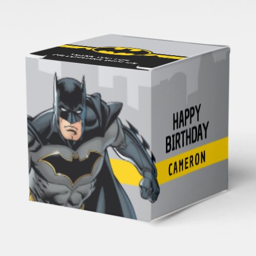 Batman  Chalkboard Happy Birthday Favor Boxes