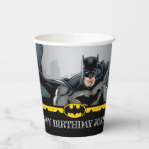 Batman | Chalkboard Happy Birthday Paper Cups