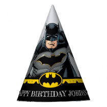 Batman | Chalkboard Happy Birthday Party Hat
