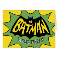 Batman Classic TV Series Logo Square Sticker, Zazzle