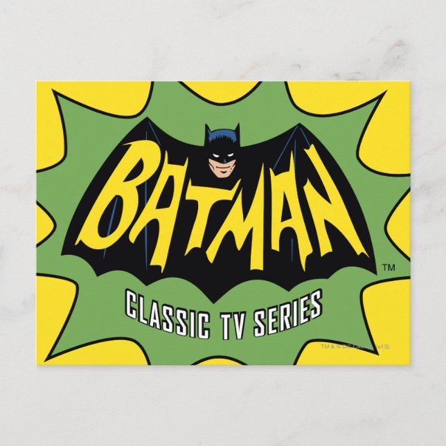 Batman Classic TV Series Logo Postcard (Front)