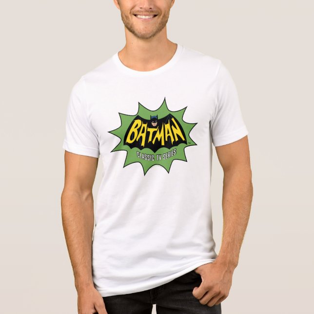 Batman Classic TV Series Logo Tri-Blend Shirt (Front)