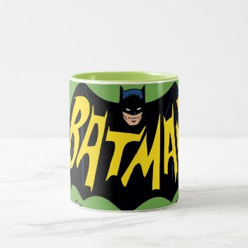 Batman Classic Tv Series Logo Two-tone Coffee Mug by batman at Zazzle