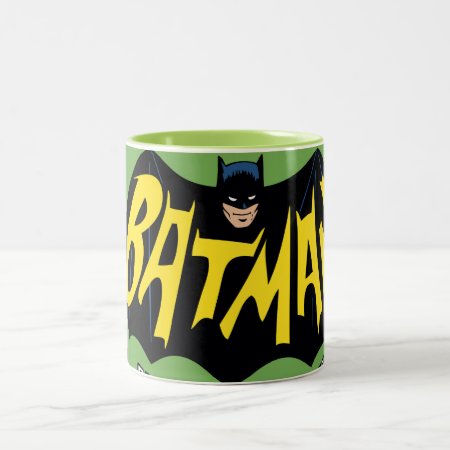 Batman Classic Tv Series Logo Two-tone Coffee Mug