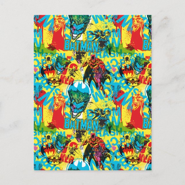 Batman Color Code Pattern 1 Postcard (Front)