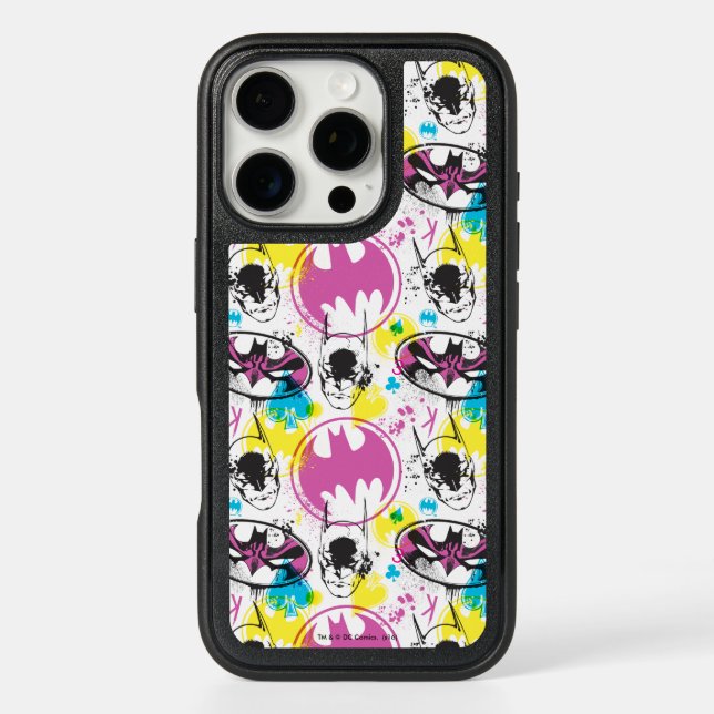 Batman Color Code Pattern 3 Otterbox iPhone Case (Back)