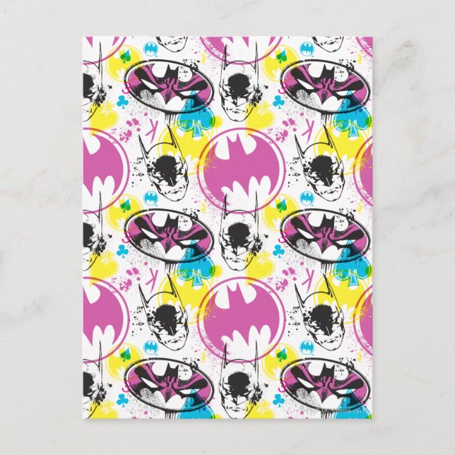 Batman Color Code Pattern 3 Postcard (Front)