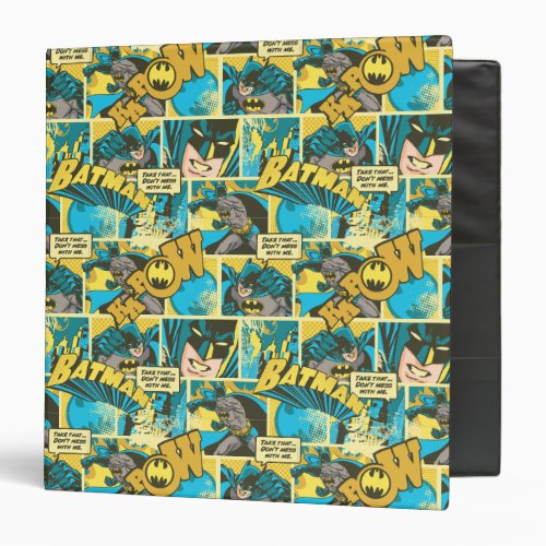 Batman Comic Capers Pattern 2 Binder