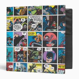 Batman Comic Panel 5x5 3 Ring Binder