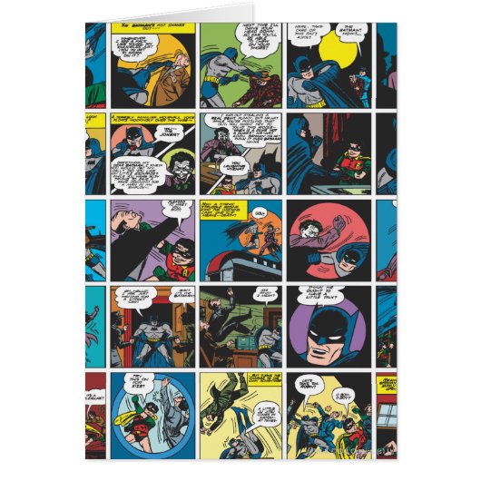Batman Comic Panel 5x5 Cards (Front)