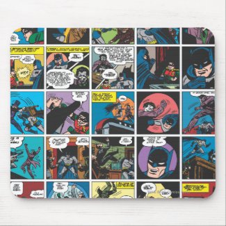 Batman Comic Panel 5x5 Mouse Pad