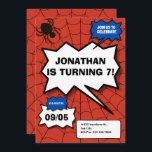 batman comic style kids birthday invitation<br><div class="desc">Get ready for a super celebration with this Batman Comic-Style Kids' Birthday Invitation! Designed with bold comic book graphics and Batman-inspired details, this invitation will make young superheroes excited for an action-packed birthday party. Perfect for Batman fans, this invite brings Gotham City vibes straight to your child’s special day, inviting...</div>