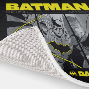 Batman Comic Tri-Panel Graphic Rug
