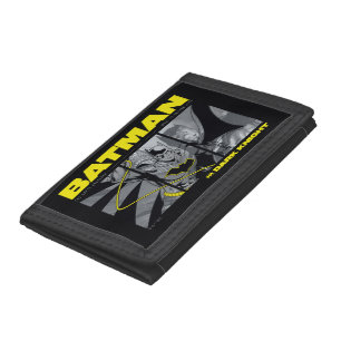 Batman Comic Tri-Panel Graphic Tri-fold Wallet